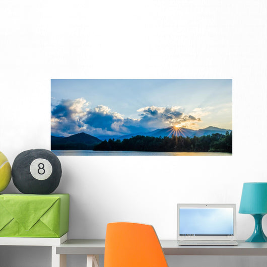 lake santeetlah in great smoky mountains Wall Mural