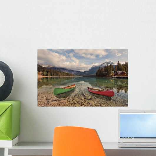 Emerald Lake Reflections Wall Mural