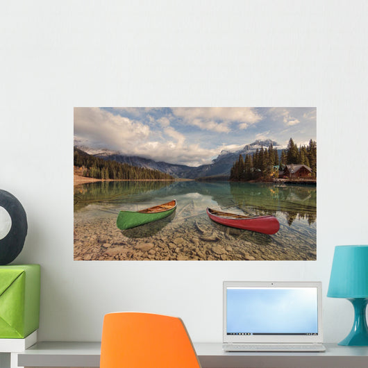 Emerald Lake Reflections Wall Mural