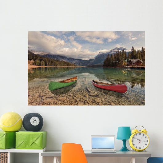 Emerald Lake Reflections Wall Mural
