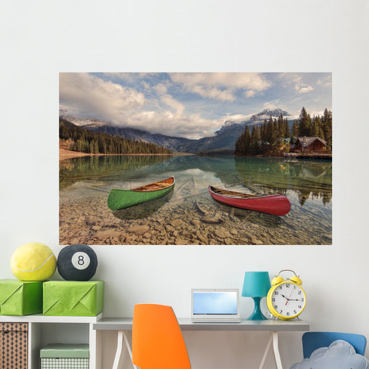 Emerald Lake Reflections Wall Mural