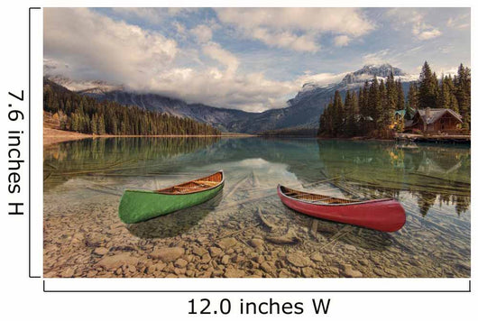 Emerald Lake Reflections Wall Mural