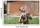boy with splash water in hot summer day outdoors Wall Mural