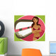 tanning bed brunette Wall Mural