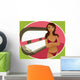 tanning bed brunette Wall Mural