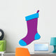 Purple Stocking Wall Decal