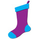 Purple Stocking Wall Decal
