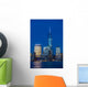 Manhattan Skyline from Jersey at twilight, New York Wall Mural
