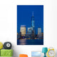 Manhattan Skyline from Jersey at twilight, New York Wall Mural