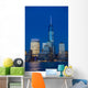 Manhattan Skyline from Jersey at twilight, New York Wall Mural