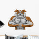 Bring it bulldog mascot Wall Decal