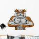 Bring it bulldog mascot Wall Decal