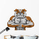 Bring it bulldog mascot Wall Decal