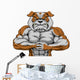 Bring it bulldog mascot Wall Decal