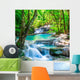 Cool waterfall forest Wall Mural