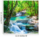 Cool waterfall forest Wall Mural