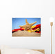 big starfish in the sand Wall Mural