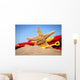 big starfish in the sand Wall Mural