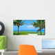 Caribbean golf Wall Mural