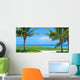 Caribbean golf Wall Mural