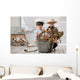 Boys playing captain and traveler Wall Mural