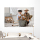 Boys playing captain and traveler Wall Mural