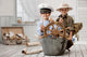 Boys playing captain and traveler Wall Mural