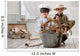 Boys playing captain and traveler Wall Mural