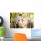 Boys travelers exploring route map Wall Mural