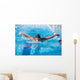 Butterfly swimmer Wall Mural