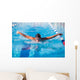 Butterfly swimmer Wall Mural
