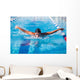 Butterfly swimmer Wall Mural