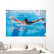 Butterfly swimmer Wall Mural