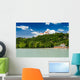 View to the benedictine abbey in Tihany, Hungary Wall Mural