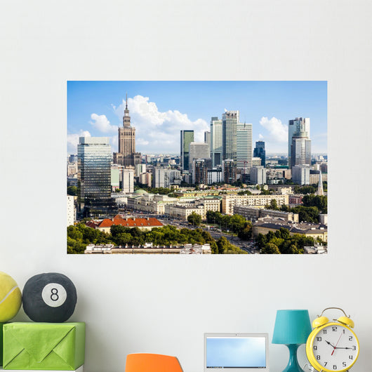 Warsaw downtown Wall Mural