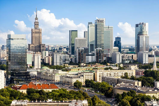 Warsaw downtown Wall Mural
