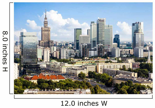 Warsaw downtown Wall Mural
