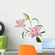Pink lilly flowers Wall Decal