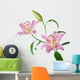 Pink lilly flowers Wall Decal
