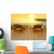 Sunset at the beach Wall Mural