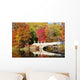 Central Park Bridge Fall Wall Decal