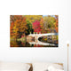 Central Park Bridge Fall Wall Decal
