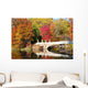 Central Park Bridge Fall Wall Decal