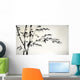 ink painted bamboo Wall Mural