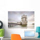 Belem Tower on the Tagus river in the sunset, famous city landma Wall Mural