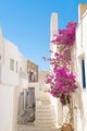 Traditional greek architecture on Cyclades islands, Greece Wall Mural