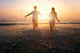 happy family on the beach Wall Mural