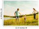 happy family having fun outdoors Wall Mural