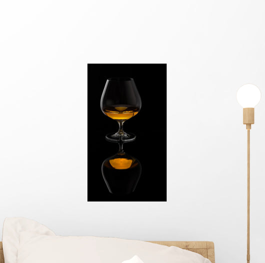 Brandy glass Wall Mural