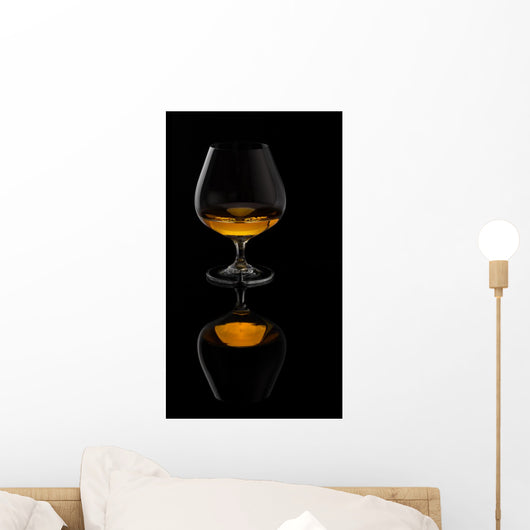 Brandy glass Wall Mural